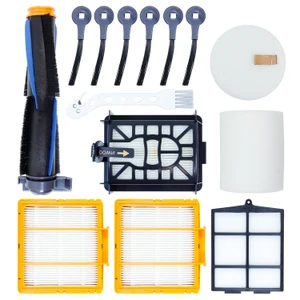Replacement Parts Kit for Shark Matrix Plus 2-in-1 Robot Vacuum (Side Brushes, Filters, Brush Bar, Foam Inserts, Cleaning Tool)