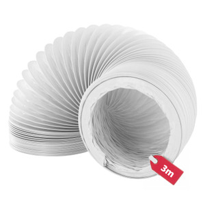 Universal Flexible PVC Plastic Vent Hose (6"/152mm x 3m)