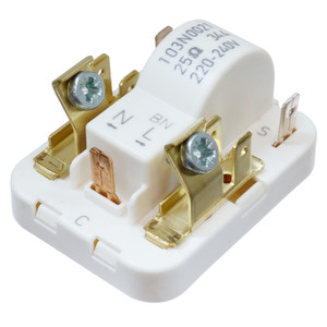 Genuine Danfoss Compressor Starting Device Relay with 4.8mm Terminals (103N0021)