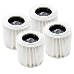 Wet & Dry Cartridge Filter for Karcher WD,2 WD3 & MV Series (Pack of 4, 64145520/6.414-552.0)