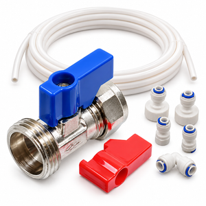 Universally Compatible Water Filter Hose Kit With Compression Valve Tap