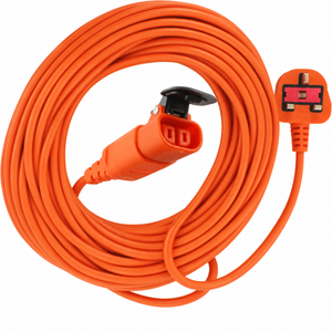 Compatible for Flymo 15m Cable & Plug 510372590 FLY102 Bosch Rotak 34 36 43
