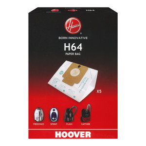 Genuine Hoover Candy Sprint Series High Filtration Paper Bags (H64, Pack of 5) Genuine Hoover Candy Sprint Series High Filtration Paper Bags (H64, Pack of 5)