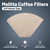 Genuine Melitta Gourmet Intense 1x4 Type Coffee Filters (Pack of 80)