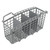 Genuine Indesit Universal 4-Compartment Grey Plastic Slimline Dishwasher Cutlery Basket Genuine Indesit Universal 4-Compartment Grey Plastic Slimline Dishwasher Cutlery Basket