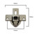 Multi-Model Fitting Integrated Door Hinge For AEG, Electrolux, John Lewis, Moffat, Tricity Bendix, Zanussi Washing Machines (Pack of 2)