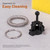Espresso Machine Milk Frother & Lid for Nespresso Aeroccino U & Milk XN2601, Expert & Milk XN6018, Prodigo & Milk XN411 Series