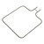 Oven Base Element (1000W, 230V) For AEG, Electrolux, Husqvarna, Husqvarna Electrolux, Rosenlew, Voss, Voss Electrolux, Zanussi Cookers (8072470027)