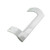 Genuine Beko CXFD5104W DSE28000KL Fridge Freezer Door Handle White Plastic (C00864808)