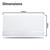 Genuine Beko CFG, CFP, CSP, CXFG, FFP Series Freezer Drawer Front Cover (450mm x 235mm, 5906362000)