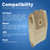 Vacuum Cleaner Paper Dust Bags VB174 for Dirt Devil, Bissell, Swan (5 Pack)