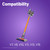 Compatible Awkward Gap Tool for Dyson V7 V8 V10 V11 V12 V15 Quick Release Vacuums