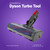 Carbon Fibre Motorised Floor Brush Tool for Dyson V7, V8, V10, V11, V12, V15 Vacuum Cleaner (967483-01)