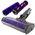Motorised Soft Roller Floor Tool Kit for Dyson V6, DC58, DC59, DC61, DC62 Vacuum Cleaner (Carbon Fibre, 949852-05)