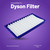 Filter Cartridges Replacement for Dyson DC02 Vacuum Cleaner (2 Pack, 907677-01)