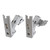 Lower & Upper Fridge Door Hinge Set Fits Beko & Electrolux
