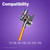 Pet Grooming Brush Head Replacement for Dyson V7, V8, V10, V11, V12, V15 Cordless Vacuum (972205-01)