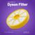 Washable Pre-Motor Filter for Dyson DC05, DC08, DC14 Vacuum Cleaner (902768-01)