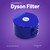 Post-Motor Filter Replacement for Dyson V6 Vacuum Cleaner Washable Reusable (966912-03)