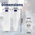 Coffee Machine Water Filter (DLSC002) for DeLonghi DLSC002, SER3017 & 5513292811