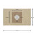 Paper Dust Bags for Samsung RO5500, VC1025, Sanyo SC33A, SC34A Vacuum Cleaner (Pack of 5, VCB005)