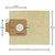 Paper Dust Bags for Goblin 1200, 1200W, 1250, 1300, 1300E, 1300W Vacuum Cleaner (Pack of 5, 9056024)