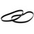 Vacuum Cleaner Drive Belts for Dirt Devil 6000-7000; Argos Proaction VC9000; Swan SU3010; Homedream Typhoon & Vax Turboforce V-006/-041 (1-9-125088-00, Pack of 2)