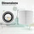 HEPA Carbon Replacement Filter Cartridge Compatible for Levoit Core 200S