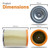 Paper Cartridge Dust Filter for Karcher NT 70/2, NT 703 (6.907-038.0)