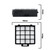 Vacuum Filter Replacement Kit for Shark AZ912UK, AZ913UK, NZ850UK, NZ860UK (XFFAZ2000UKT, XHFAZ2000UKT)