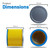Cartridge Dust Filter Replacement for Earlex WD1000, WD1100 (181mm x 146mm x 163mm)