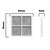 Genuine LG 'LT120F' Pure N Fresh Type Refrigerator Odour Absorbing Air Filter (ADQ73214408)