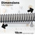 Lower Duct Repair Hose Nozzle for Vax TBT3V1 Series; Shark NV680 Series [10cm]
