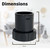 Vacuum Cleaner Machine End Hose Cuff Connector for Premiere Mini 175 Series