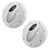 Cooker Hotplate Knob For Beko, JMB 1501W, DVC62W, JMB1532W, SC1523W, 1522W, JMB1501W, SC1521W, SC1531W, 1532W, JMB1522W (Pack of 2, 450920003)