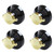 Stoves, Belling, New World 800, 1000, Diplomat ADP5000 Series Black & Gold Oven Control Knob - Pack of 4