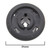 Dishwasher Upper Basket Wheel for Beko DFN1420 Series (Pack of 1, 1885800500)