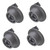 Dishwasher Lower Basket Wheels for Bosch SMS, SMV Series; Siemens SN678X46TE SX678X46TE (Pack of 4, 00611475)