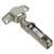 Genuine 110° Soft-Close Cabinet Door Hinge, Half Overlay, Nickel Plated Compatible for Universal 9071206