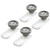 Upper Basket Wheel & Holder for Miele G Series (Pack of 4, 07649011)