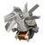 Genuine Bosch Main Oven Fan Motor Assembly & Fixings Kit (220V-240V, 12045178)