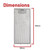 Universal Wire Mesh Cooker Hood Filter for Bosch AF2, CD5, D49, DHI9, LI4 Series (Pack of 2, 350 x 165mm, 00435204)