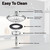 Stainless Steel Sink Strainer & Stopper Plug for Kitchen Sinks (Pack of 5, R1165)