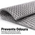 Universal Cut-to-Size Aluminium Cooker Hood Filter (47cm x 90cm) - Pack of 2