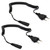 Universal 2-Pin Continental Style Shaver Lead (Pack of 2)
