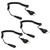 Universal 2-Pin Continental Style Shaver Lead (Pack of 3)