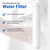 Fridge Water Filter 1/4 Inch Push Universal fitting DD7098 GXRTQR - Pack of 2