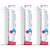 Fridge Water Filter 1/4 Inch Push Universal fitting DD7098 GXRTQR - Pack of 3