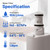 Compatible WF01 Purofilter Water Filter for Aqua Fresh, KitchenAid, Supco, Whirlpool SBS002, SBS003, SBS004, USC009, USK009 Type