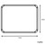 Main Oven Door Gasket Seal for Samsung BT63BSST, BT63BWT, PKG005, BF641FST, BT621VDST Type (DG97-00019A)